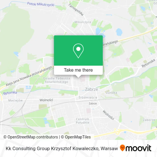 Карта Kk Consulting Group Krzysztof Kowaleczko