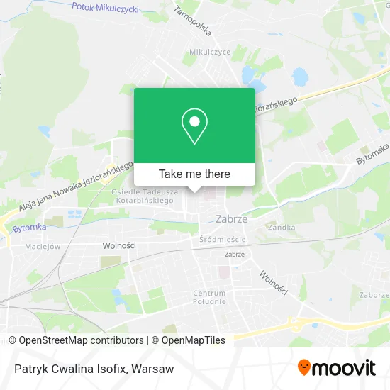 Карта Patryk Cwalina Isofix