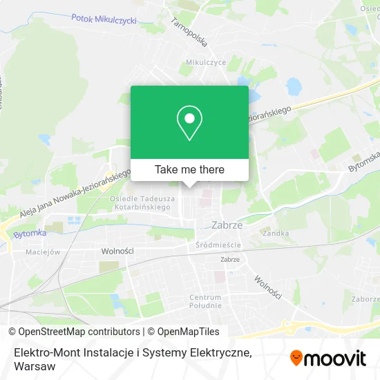 Карта Elektro-Mont Instalacje i Systemy Elektryczne