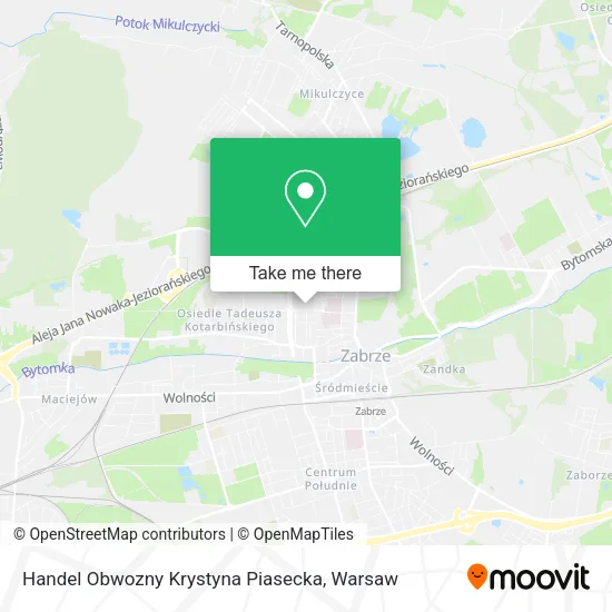 Карта Handel Obwozny Krystyna Piasecka
