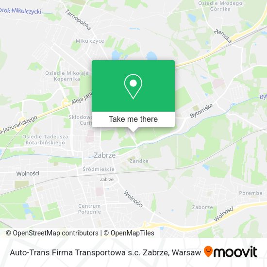 Auto-Trans Firma Transportowa s.c. Zabrze map