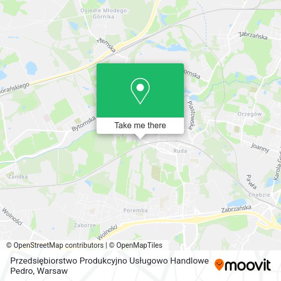 Przedsiębiorstwo Produkcyjno Usługowo Handlowe Pedro map