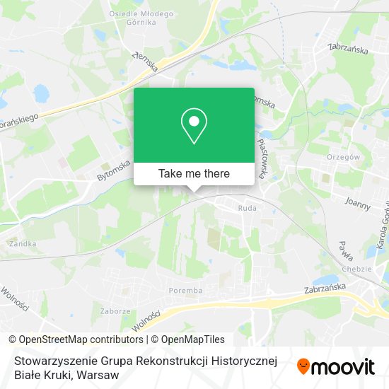 Stowarzyszenie Grupa Rekonstrukcji Historycznej Białe Kruki map