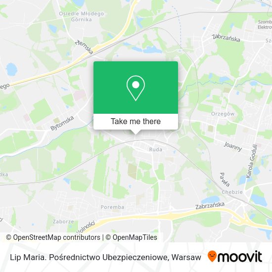 Lip Maria. Pośrednictwo Ubezpieczeniowe map