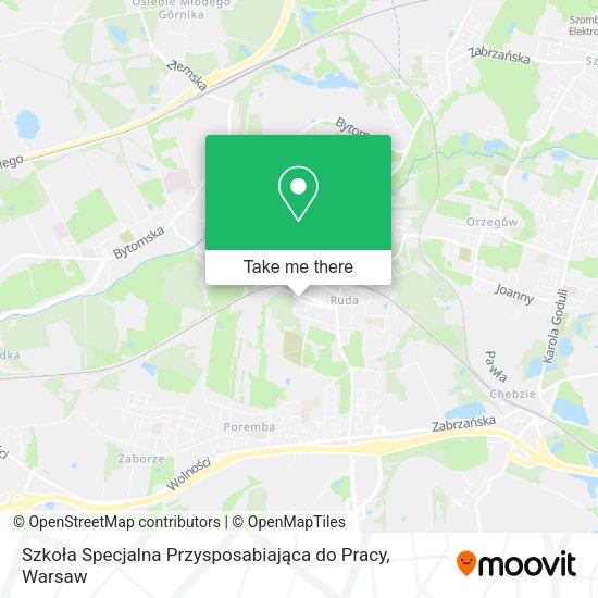 Szkoła Specjalna Przysposabiająca do Pracy map