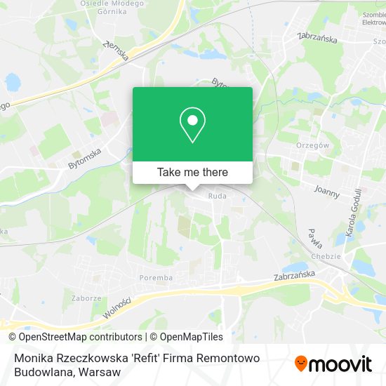 Monika Rzeczkowska 'Refit' Firma Remontowo Budowlana map