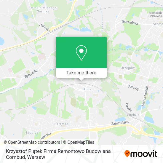 Krzysztof Piątek Firma Remontowo Budowlana Combud map