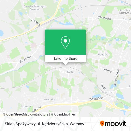 Sklep Spożywczy ul. Kędzierzyńska map