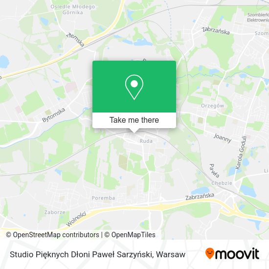 Studio Pięknych Dłoni Paweł Sarzyński map