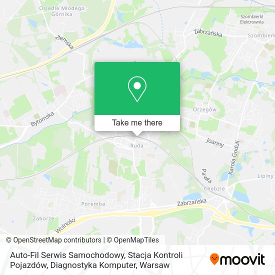 Auto-Fil Serwis Samochodowy, Stacja Kontroli Pojazdów, Diagnostyka Komputer map