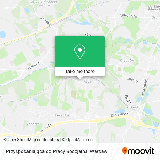 Przysposabiająca do Pracy Specjalna map