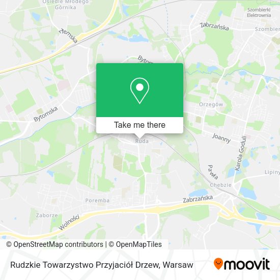 Rudzkie Towarzystwo Przyjaciół Drzew map