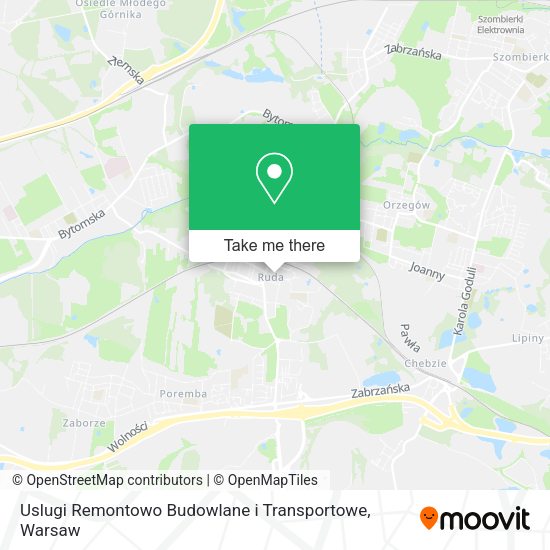 Uslugi Remontowo Budowlane i Transportowe map