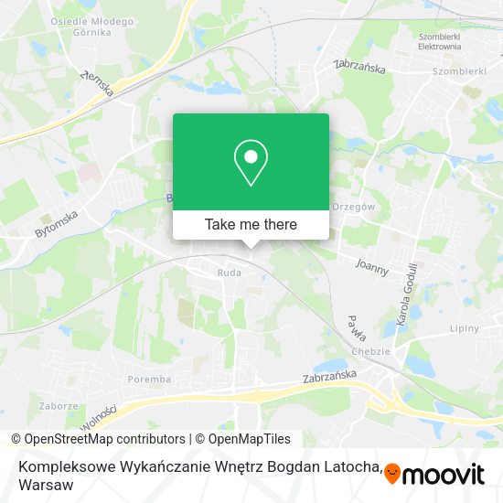 Kompleksowe Wykańczanie Wnętrz Bogdan Latocha map