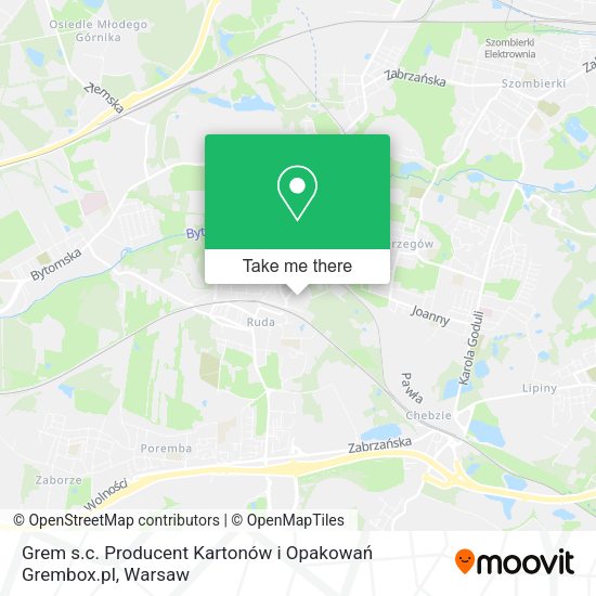 Grem s.c. Producent Kartonów i Opakowań Grembox.pl map