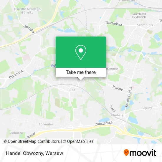 Карта Handel Obwozny