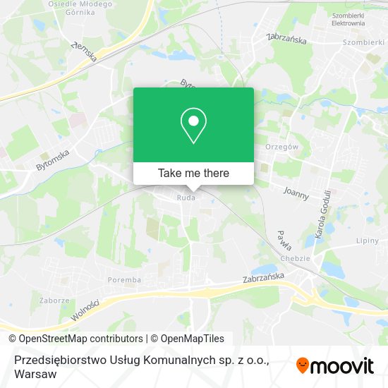 Przedsiębiorstwo Usług Komunalnych sp. z o.o. map