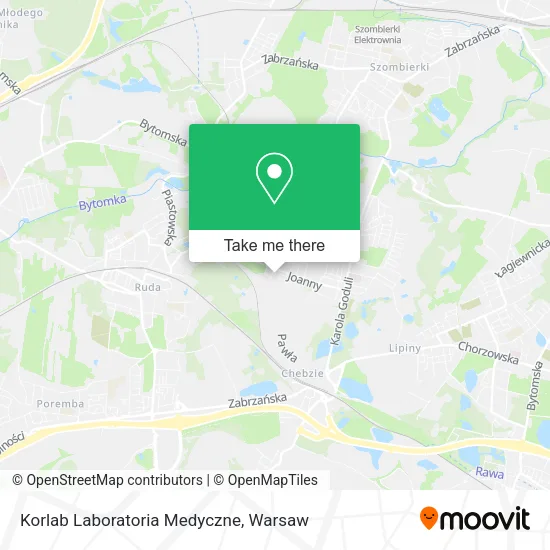 Карта Korlab Laboratoria Medyczne
