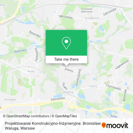 Projektowanie Konstrukcyjno-Inżynieryjne. Bronisław Waluga map