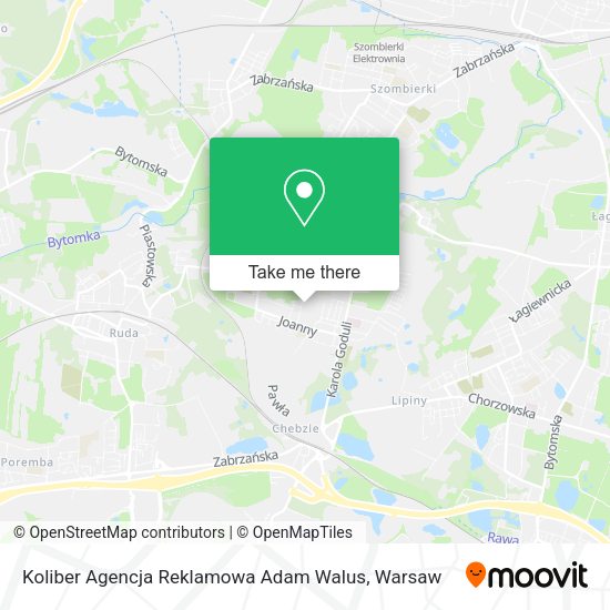 Koliber Agencja Reklamowa Adam Walus map