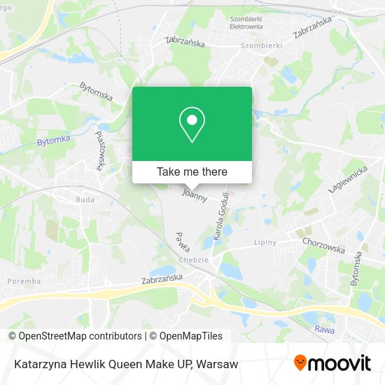 Katarzyna Hewlik Queen Make UP map