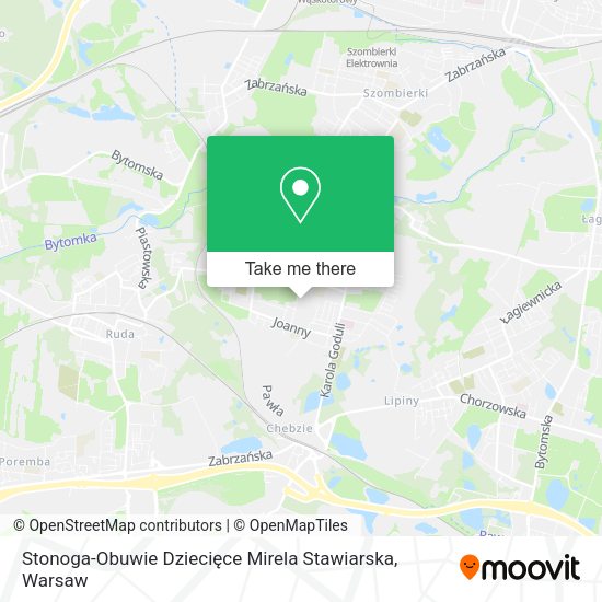 Stonoga-Obuwie Dziecięce Mirela Stawiarska map