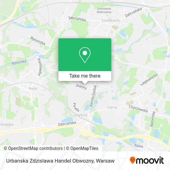 Urbanska Zdzislawa Handel Obwozny map