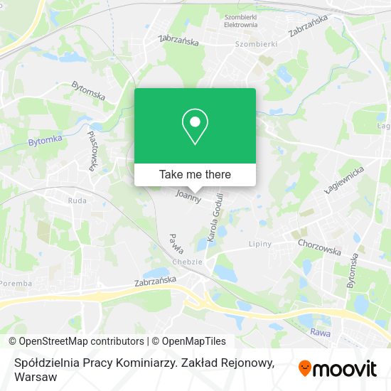 Spółdzielnia Pracy Kominiarzy. Zakład Rejonowy map