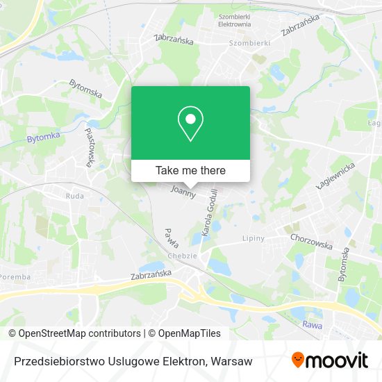 Przedsiebiorstwo Uslugowe Elektron map