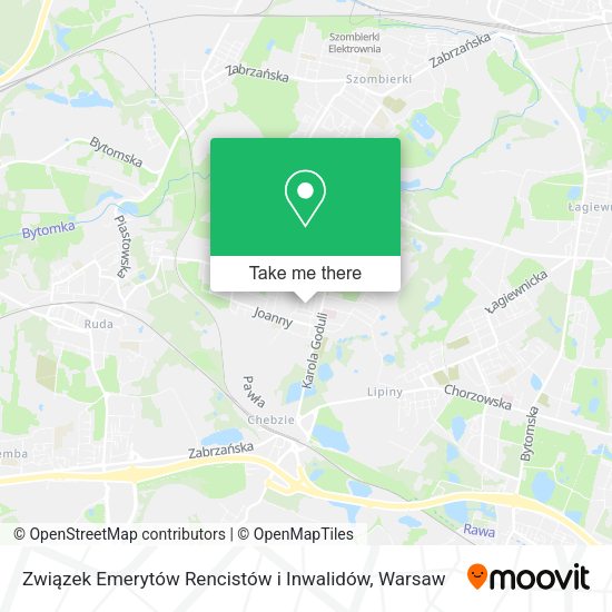 Związek Emerytów Rencistów i Inwalidów map