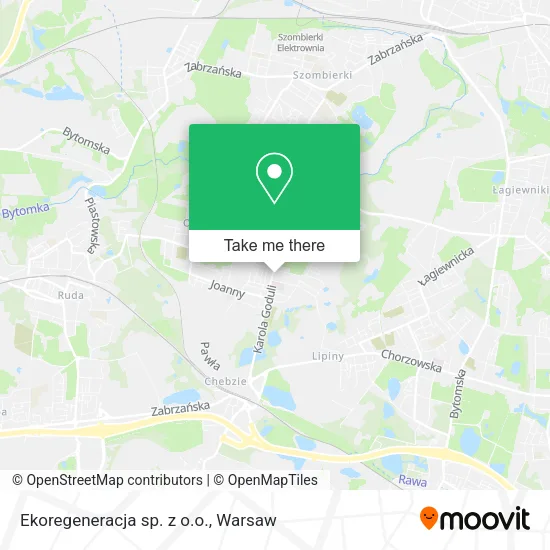 Ekoregeneracja sp. z o.o. map