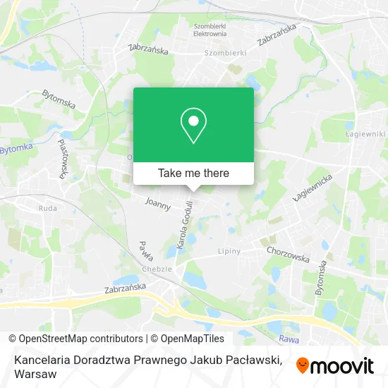 Kancelaria Doradztwa Prawnego Jakub Pacławski map