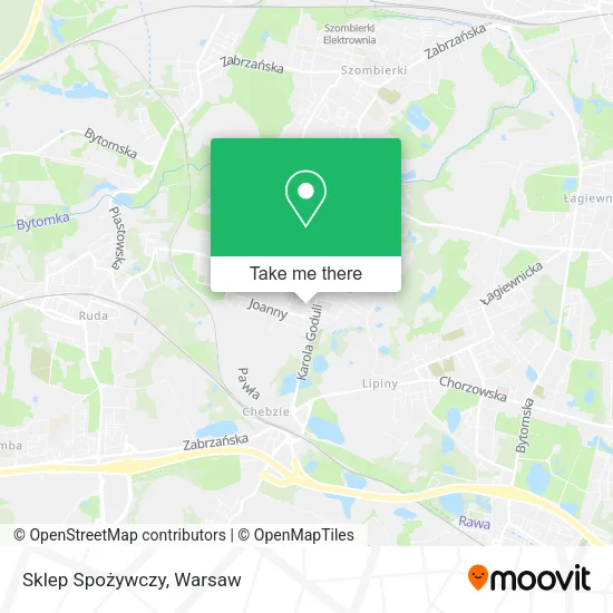Sklep Spożywczy map