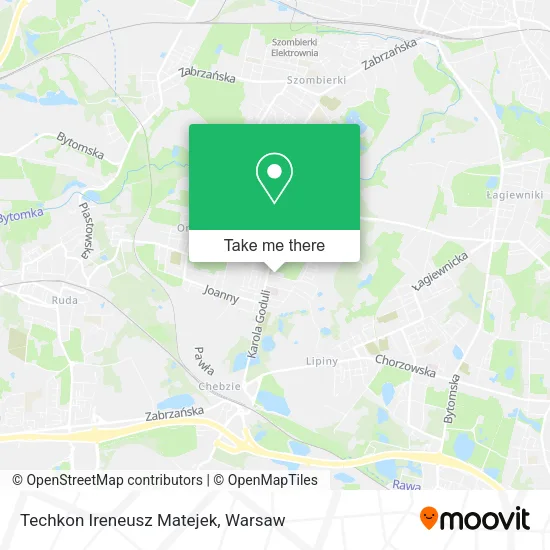 Techkon Ireneusz Matejek map