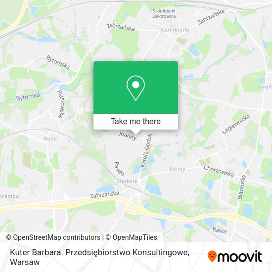 Kuter Barbara. Przedsiębiorstwo Konsultingowe map