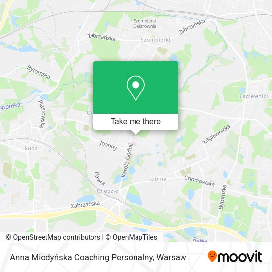 Anna Miodyńska Coaching Personalny map