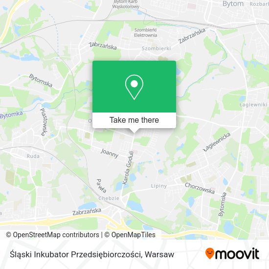 Śląski Inkubator Przedsiębiorczości map