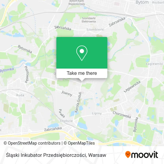 Карта Śląski Inkubator Przedsiębiorczości