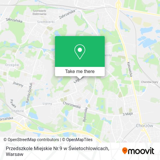 Карта Przedszkole Miejskie Nr.9 w Świetochlowicach