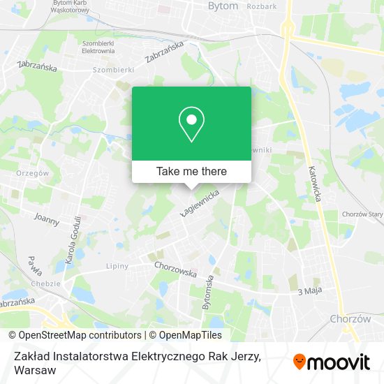 Zakład Instalatorstwa Elektrycznego Rak Jerzy map