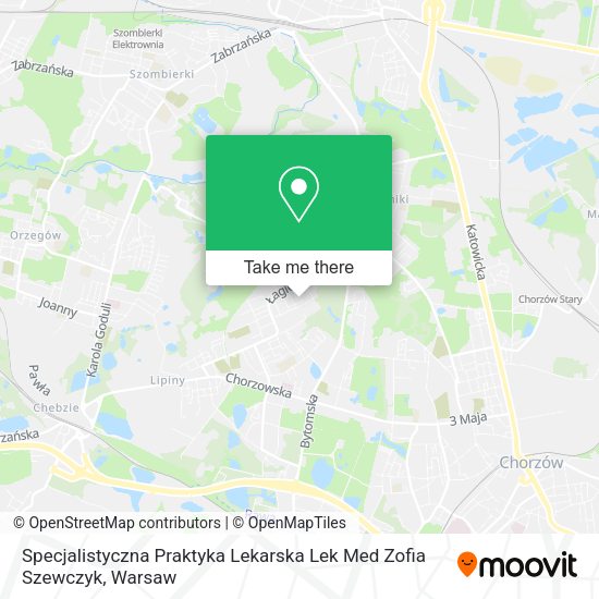 Specjalistyczna Praktyka Lekarska Lek Med Zofia Szewczyk map