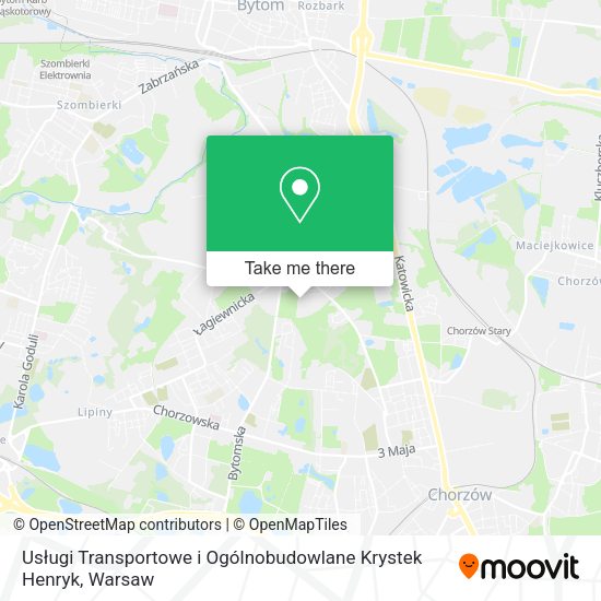 Usługi Transportowe i Ogólnobudowlane Krystek Henryk map