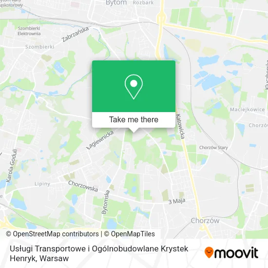 Usługi Transportowe i Ogólnobudowlane Krystek Henryk map