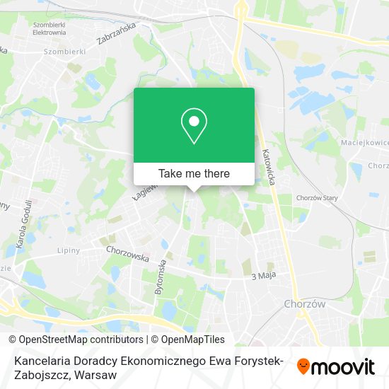 Kancelaria Doradcy Ekonomicznego Ewa Forystek-Zabojszcz map