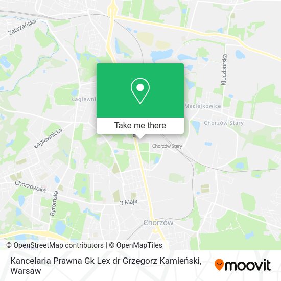 Kancelaria Prawna Gk Lex dr Grzegorz Kamieński map