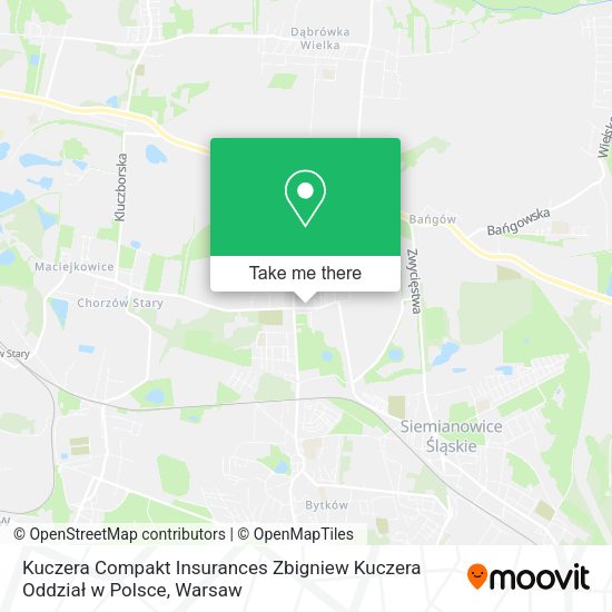 Карта Kuczera Compakt Insurances Zbigniew Kuczera Oddział w Polsce