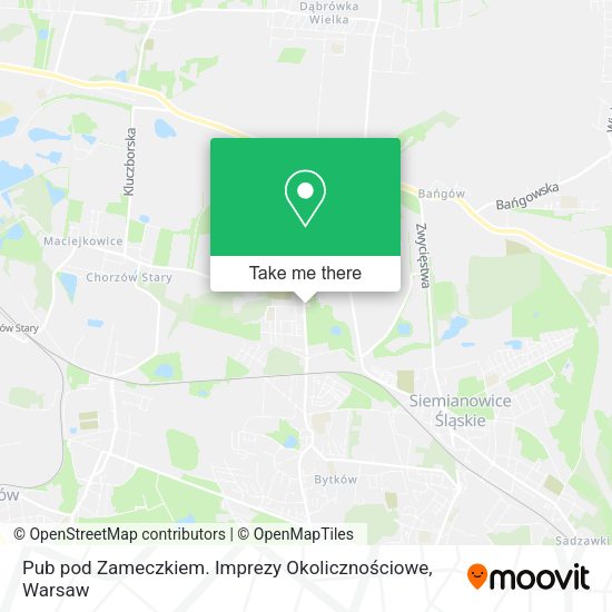 Pub pod Zameczkiem. Imprezy Okolicznościowe map