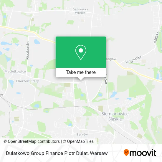 Карта Dulatkowo Group Finance Piotr Dulat
