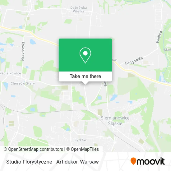 Studio Florystyczne - Artidekor map