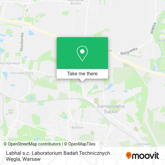 Карта Labhal s.c. Laboratorium Badań Technicznych Węgla